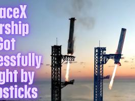 SpaceX Starship Got Successfully Caught by Chopsticks