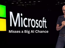 Microsoft Misses a Big AI Chance, Says Satya Nadella